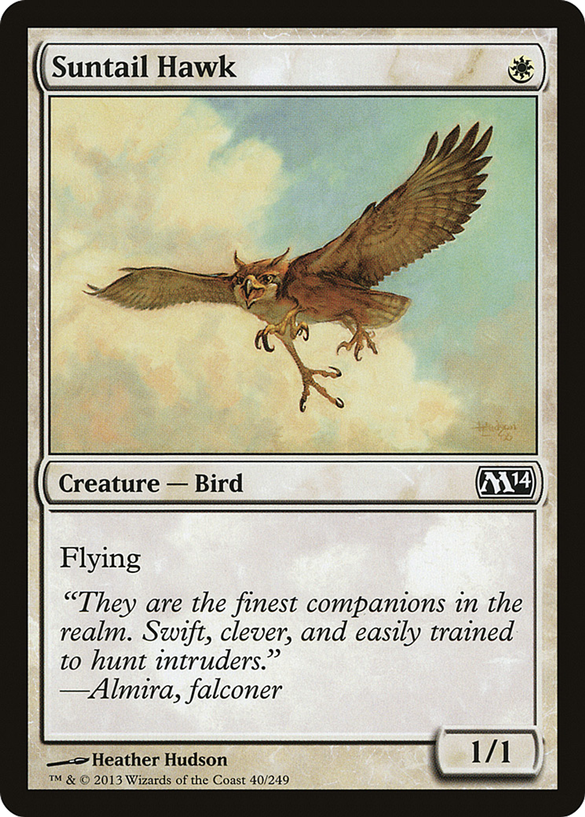 Suntail Hawk — Magic 2014 — Magic: The Gathering