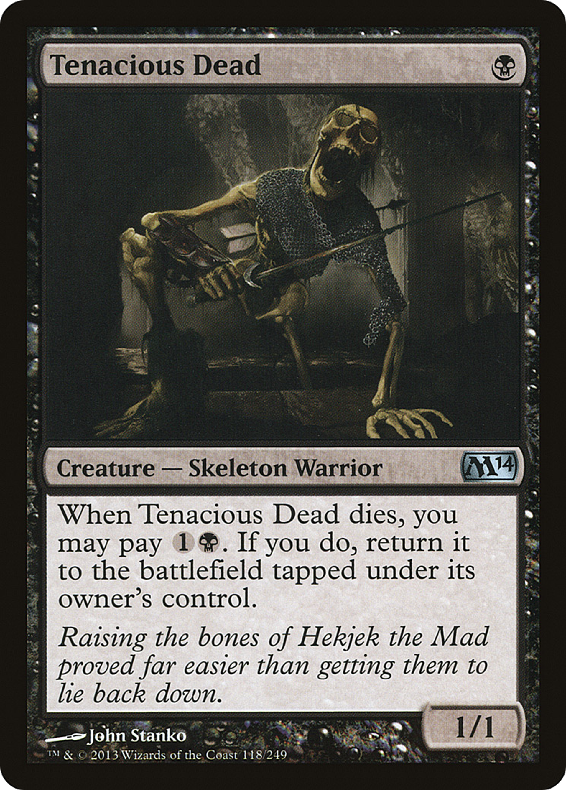 Tenacious Dead — Magic 2014 — Magic: The Gathering