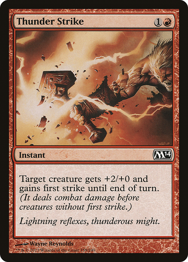 Thunder Strike — Magic 2014 — Magic: The Gathering