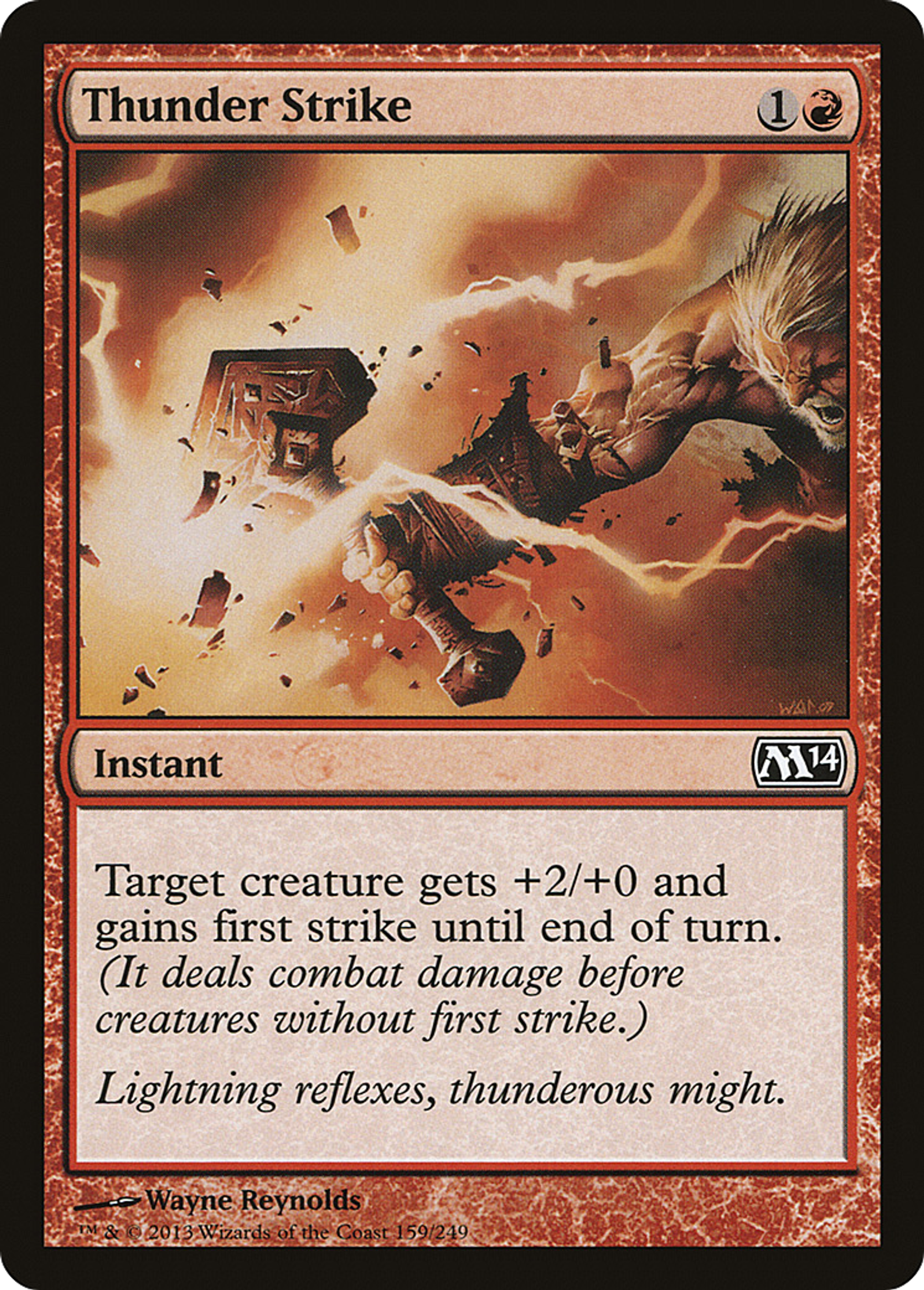 Thunder Strike — Magic 2014 — Magic: The Gathering