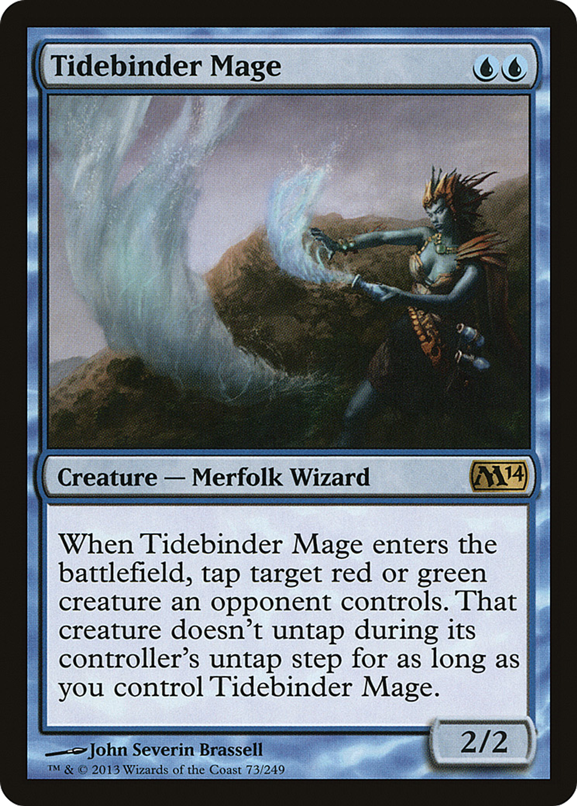 Tidebinder Mage — Magic 2014 — Magic: The Gathering