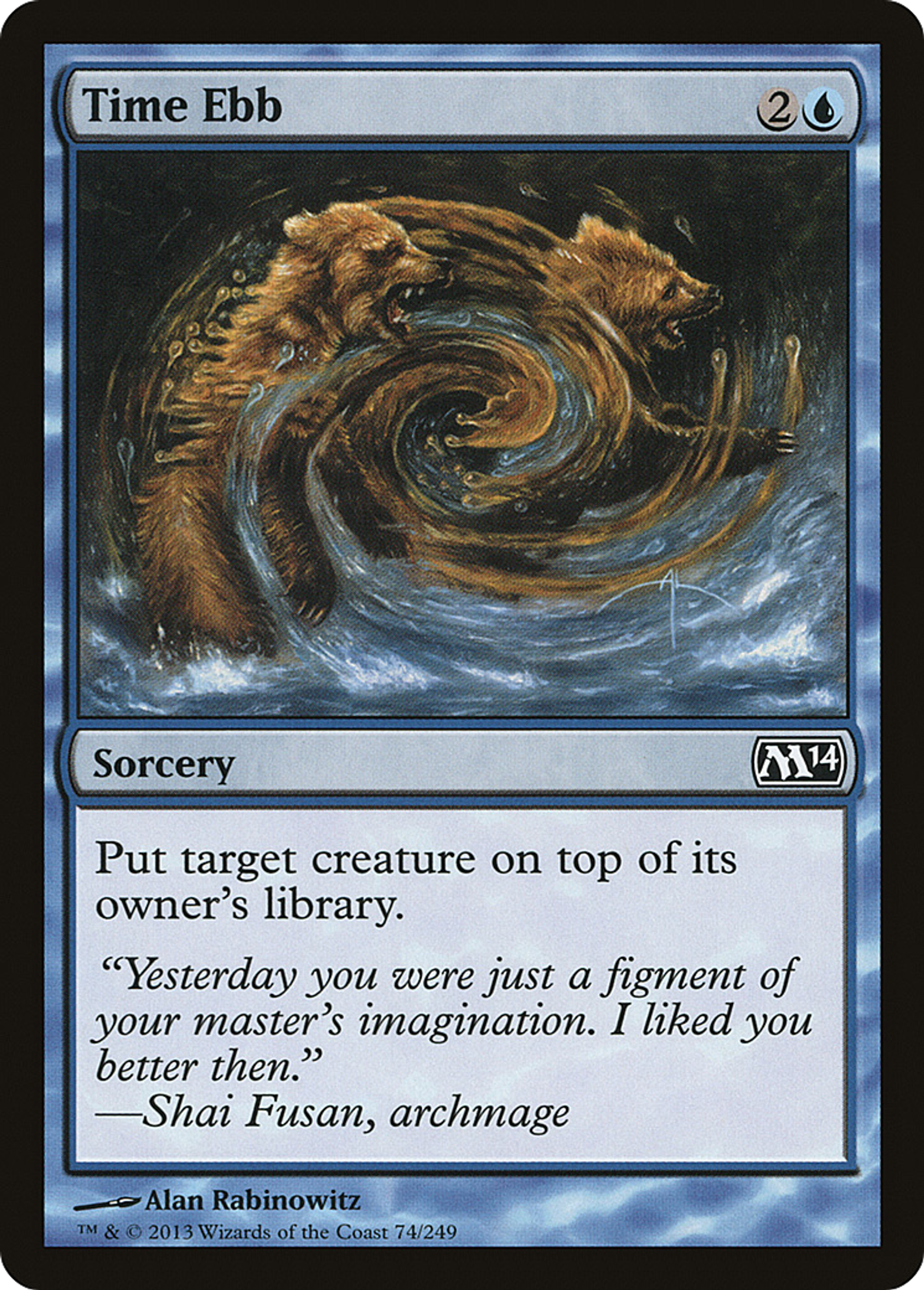 Time Ebb — Magic 2014 — Magic: The Gathering