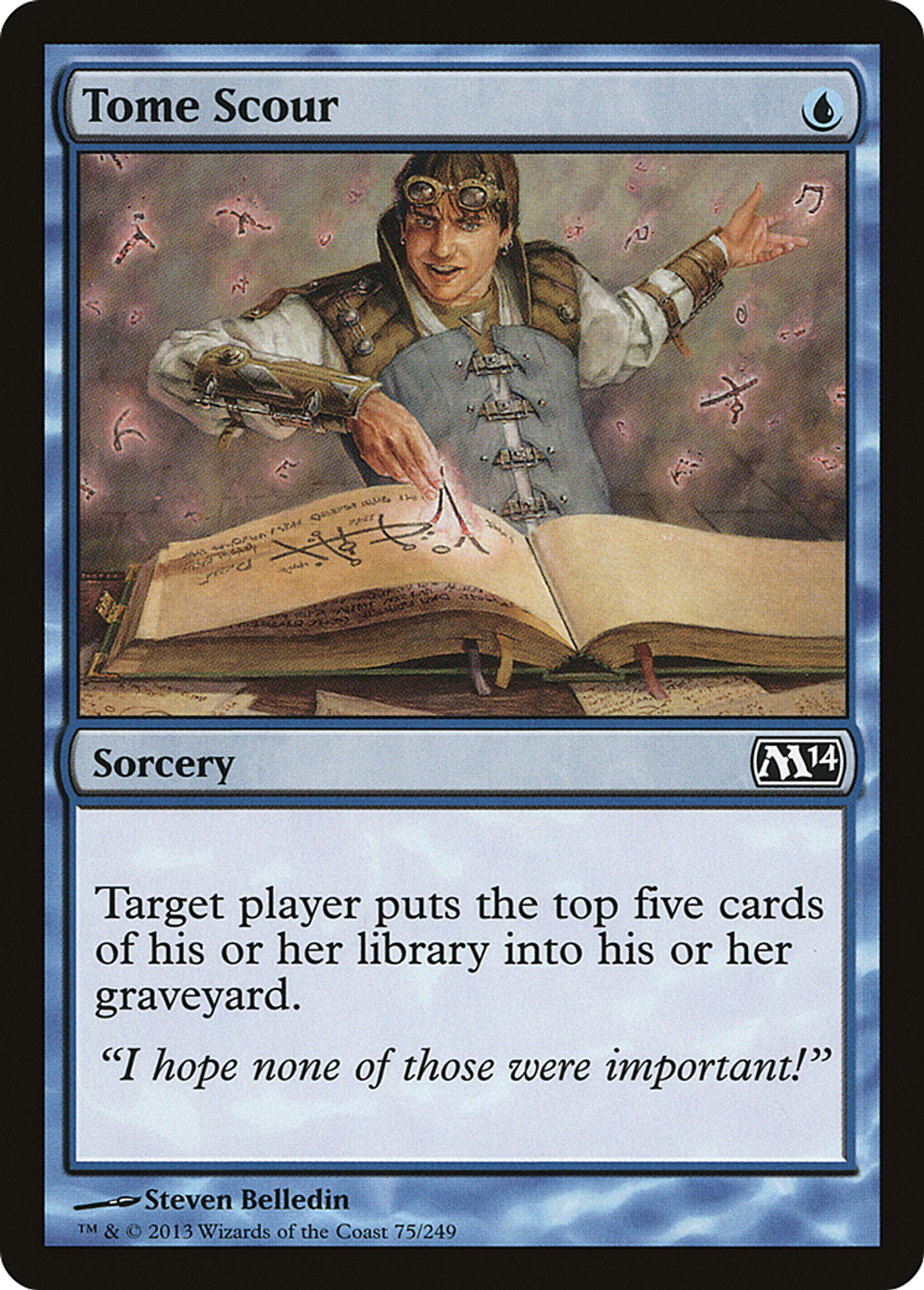 Tome Scour — Magic 2014 — Magic: The Gathering