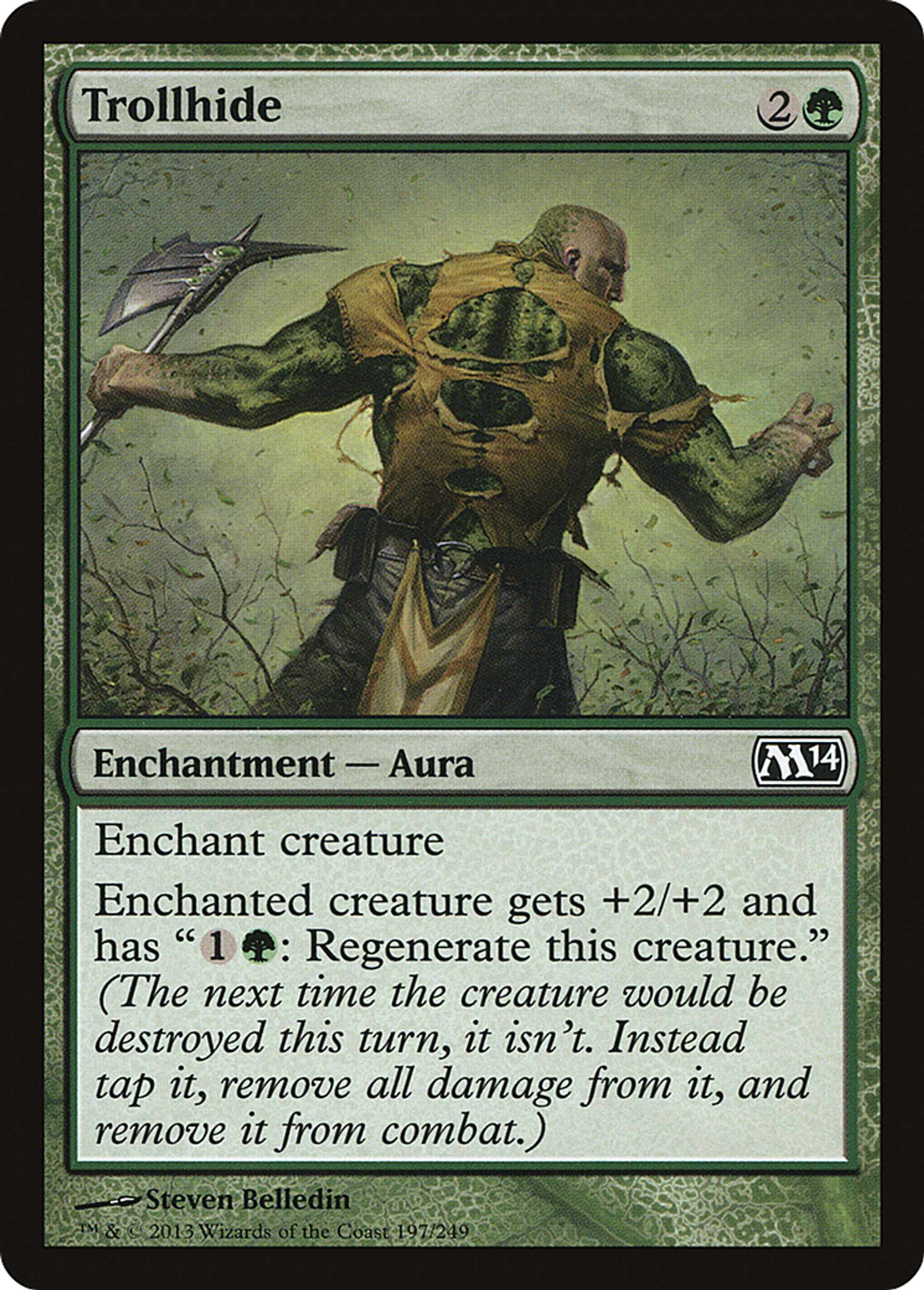 Trollhide — Magic 2014 — Magic: The Gathering