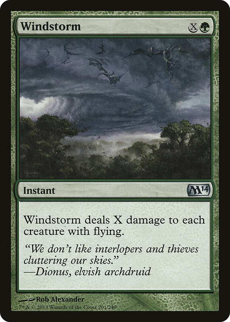 Windstorm — Magic 2014 — Magic: The Gathering