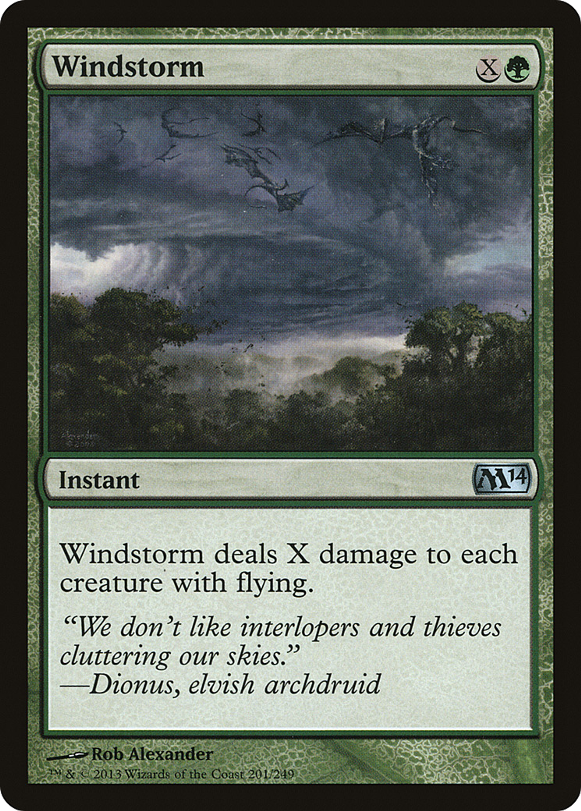 Windstorm — Magic 2014 — Magic: The Gathering