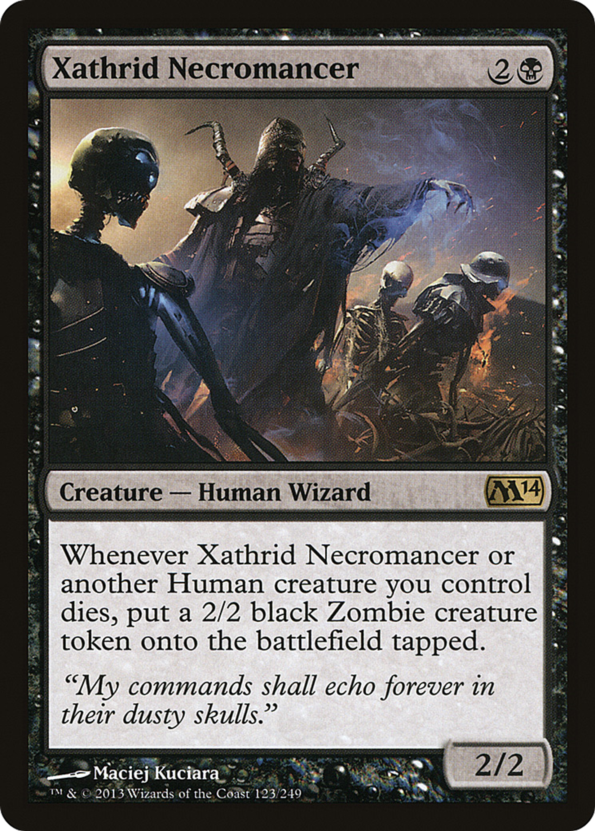 Xathrid Necromancer — Magic 2014 — Magic: The Gathering