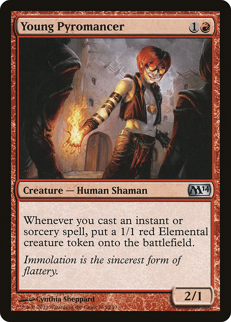Young Pyromancer — Magic 2014 — Magic: The Gathering