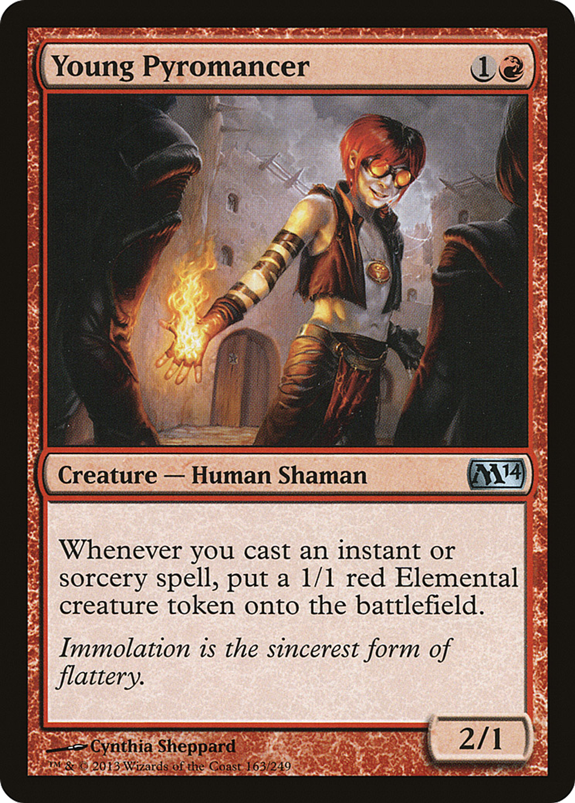Young Pyromancer — Magic 2014 — Magic: The Gathering