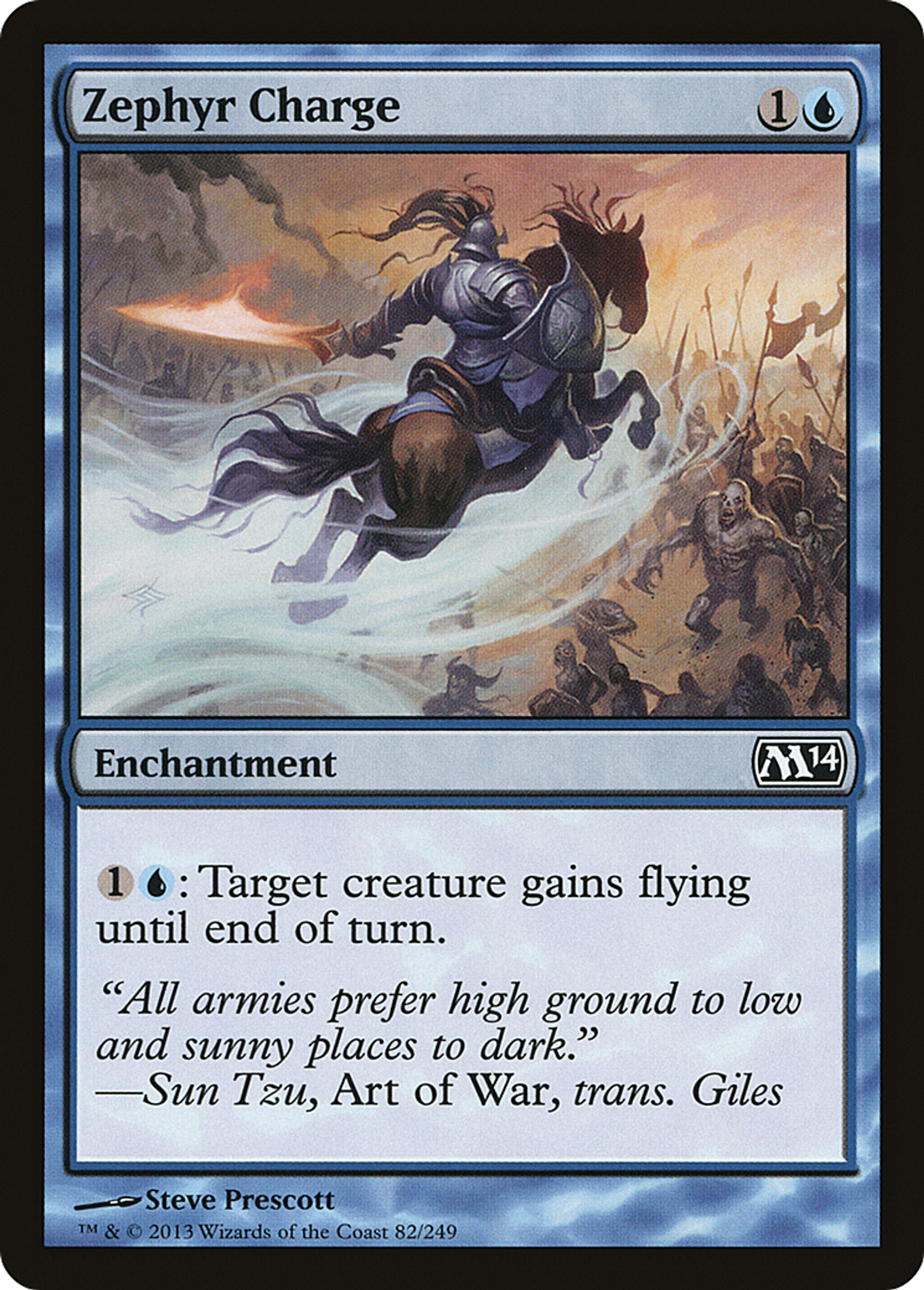 Zephyr Charge — Magic 2014 — Magic: The Gathering
