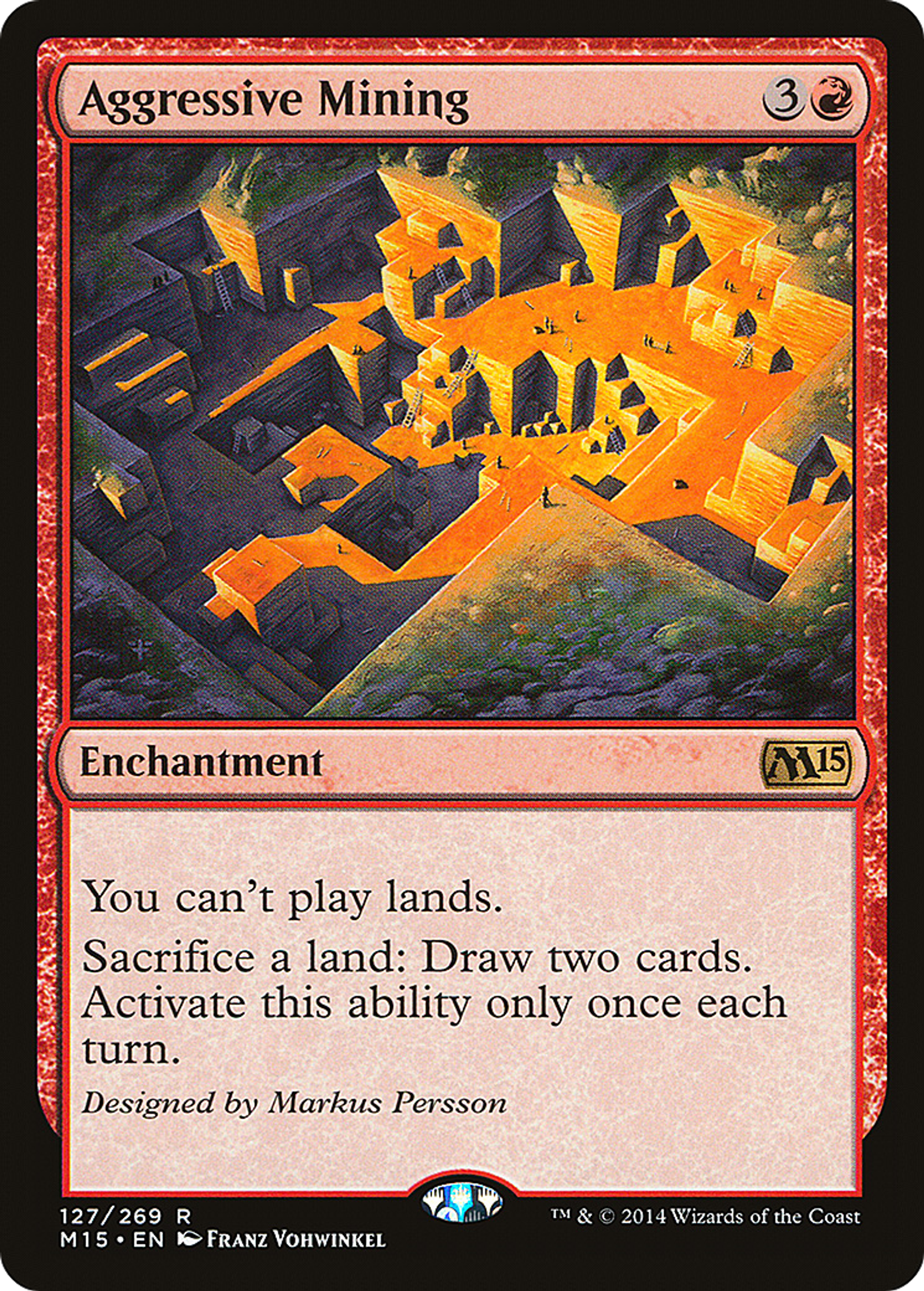 Aggressive Mining — Magic 2015 — Magic: The Gathering
