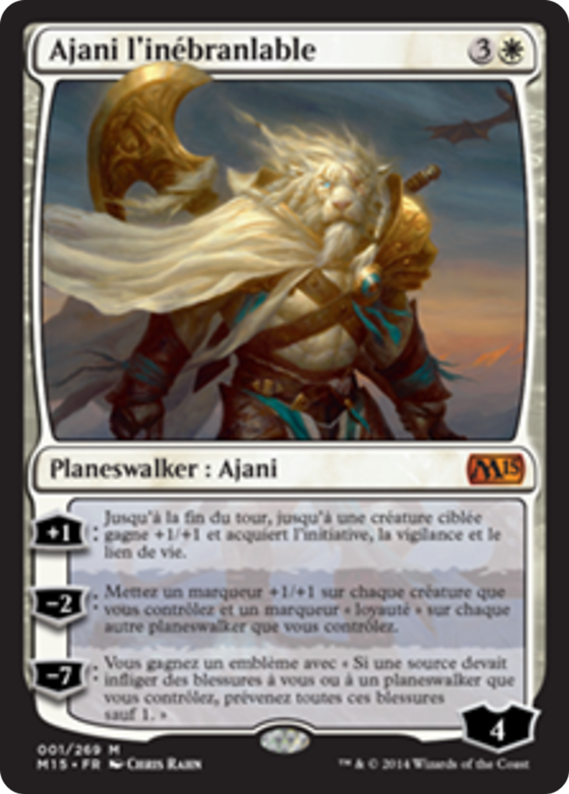 Ajani l'inébranlable — Magic 2015 — Magic: The Gathering
