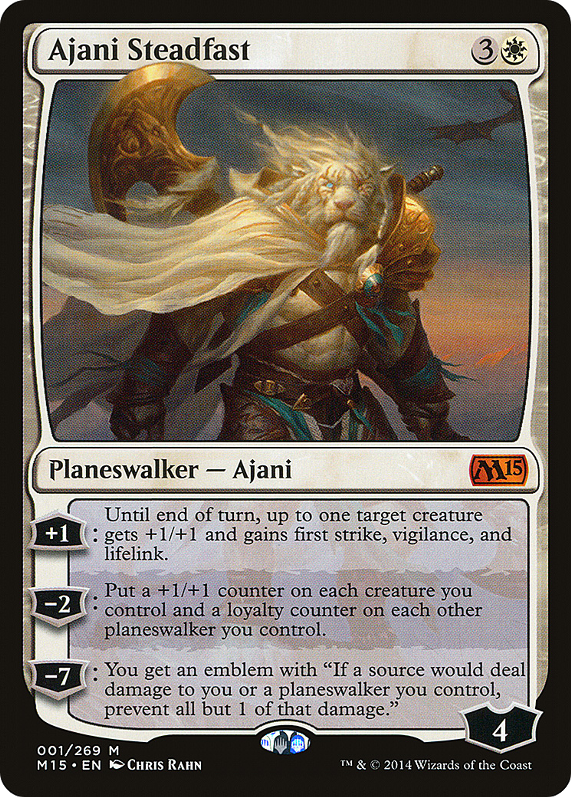 Ajani Steadfast — Magic 2015 — Magic: The Gathering