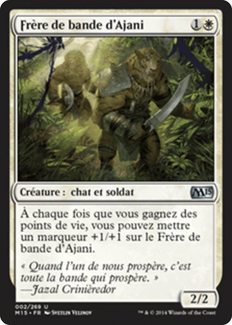 Frère de bande d'Ajani — Magic 2015 — Magic: The Gathering