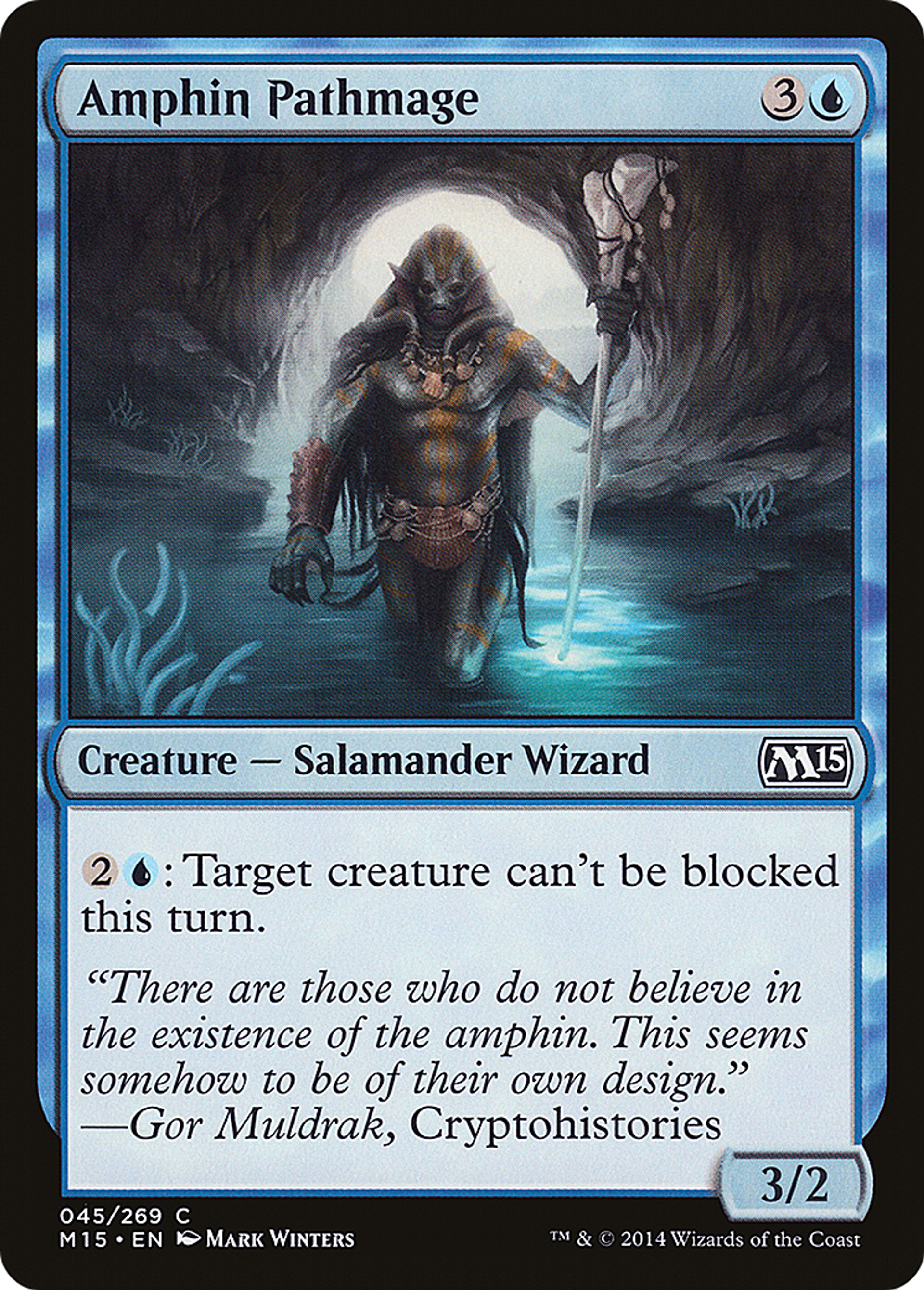 Amphin Pathmage — Magic 2015 — Magic: The Gathering
