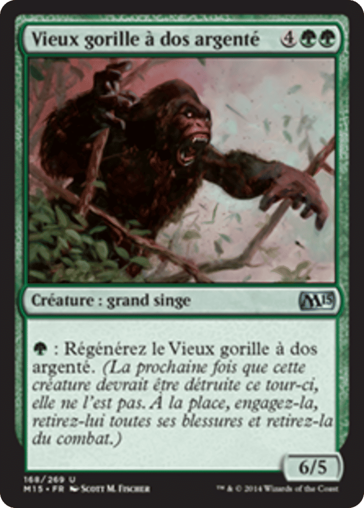 Vieux gorille à dos argenté — Magic 2015 — Magic: The Gathering