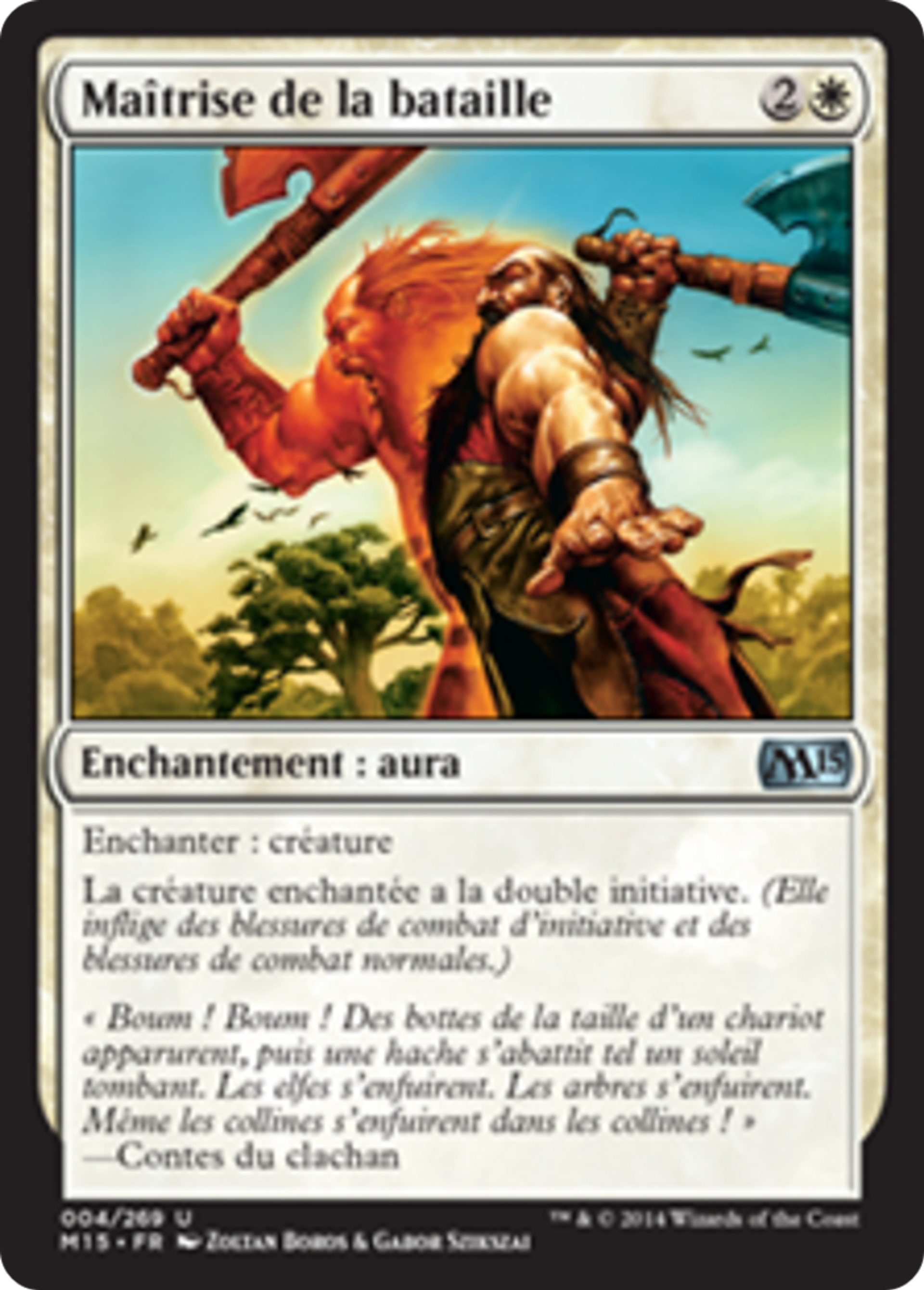 Maîtrise de la bataille — Magic 2015 — Magic: The Gathering