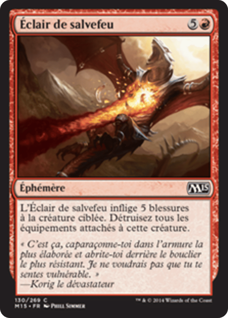 Éclair de salvefeu — Magic 2015 — Magic: The Gathering