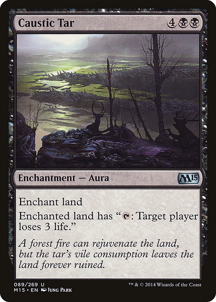 Caustic Tar — Magic 2015 — Magic: The Gathering