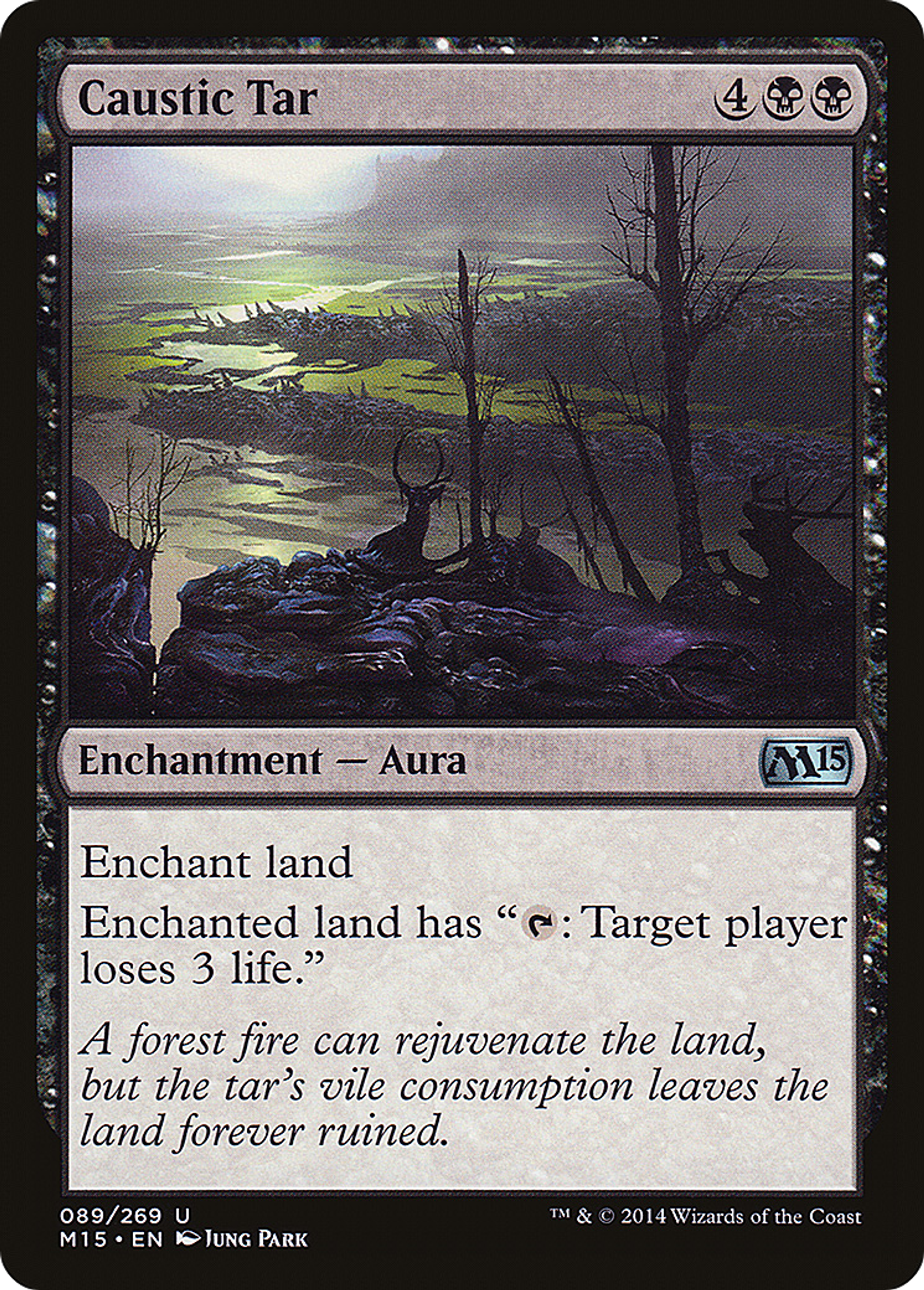 Caustic Tar — Magic 2015 — Magic: The Gathering
