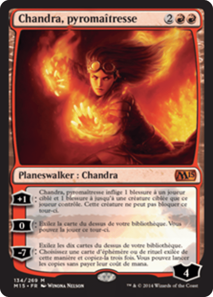 Chandra, pyromaîtresse — Magic 2015 — Magic: The Gathering