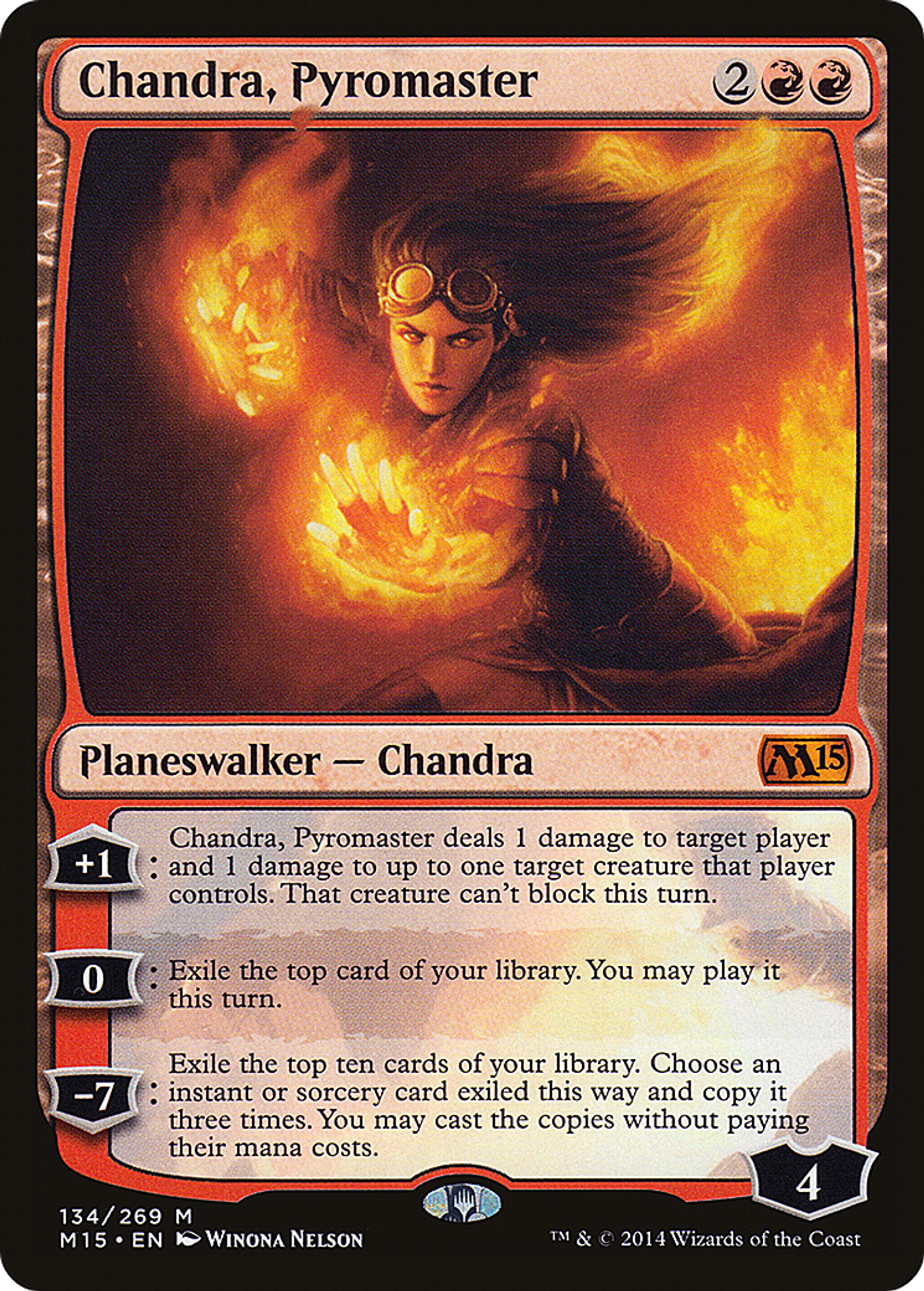 Chandra, Pyromaster — Magic 2015 — Magic: The Gathering