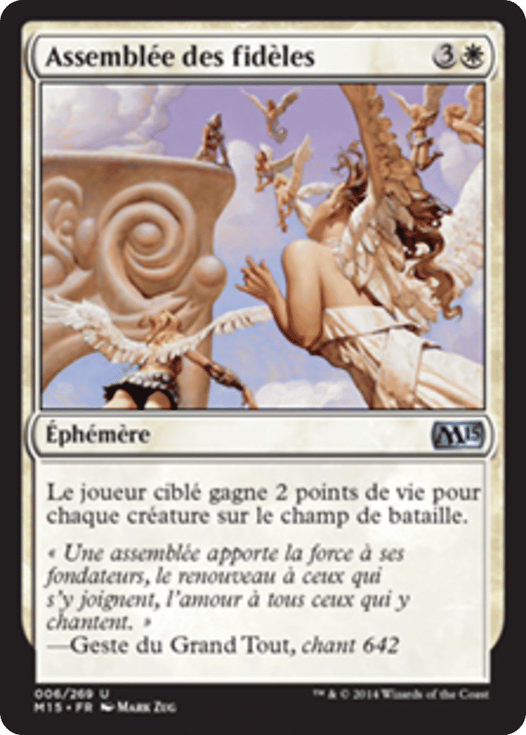 Assemblée des fidèles — Magic 2015 — Magic: The Gathering