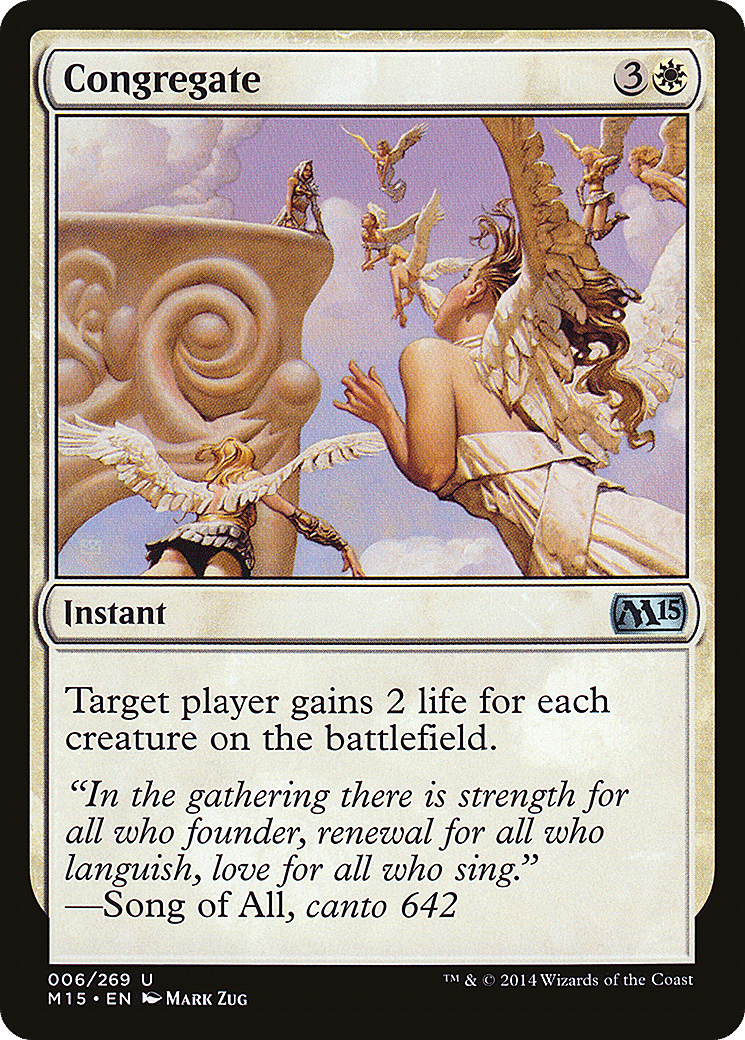 Congregate — Magic 2015 — Magic: The Gathering
