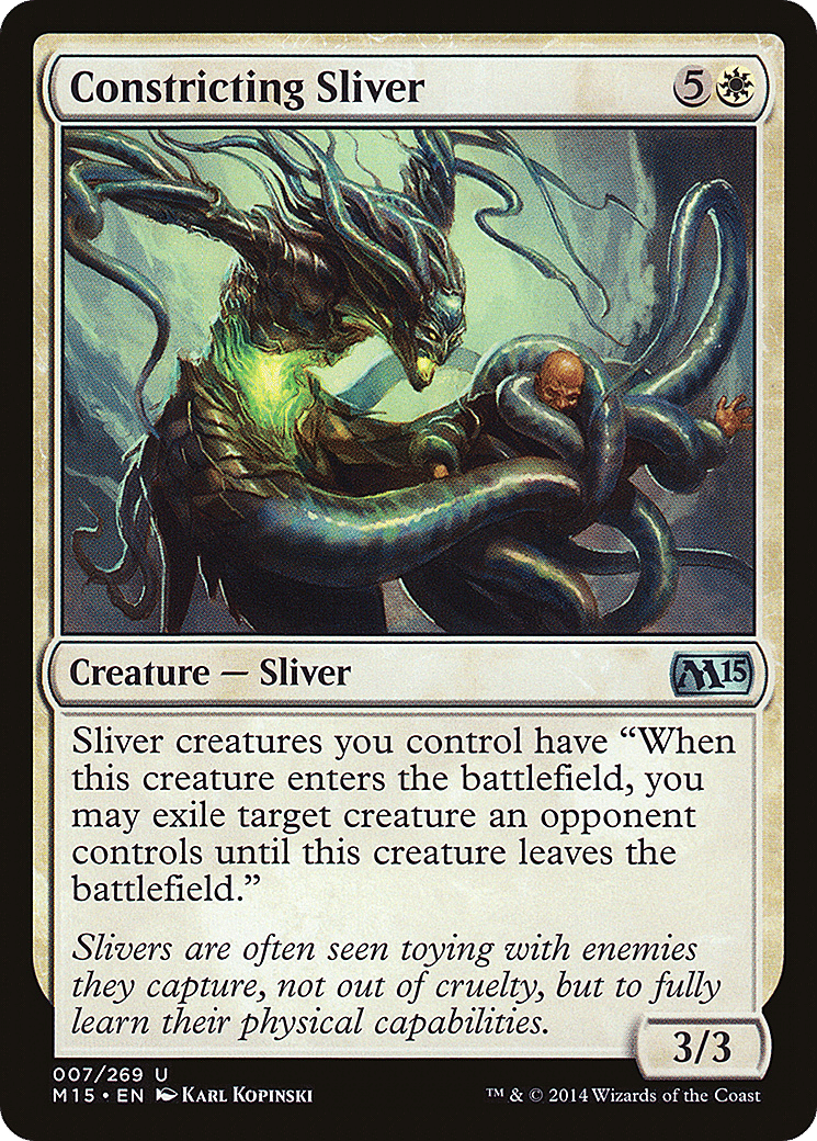 Constricting Sliver — Magic 2015 — Magic: The Gathering