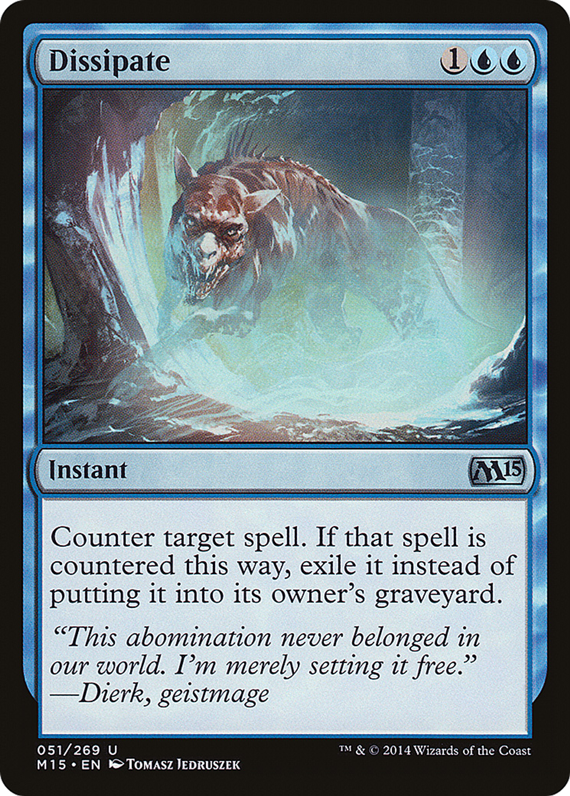 Dissipate — Magic 2015 — Magic: The Gathering