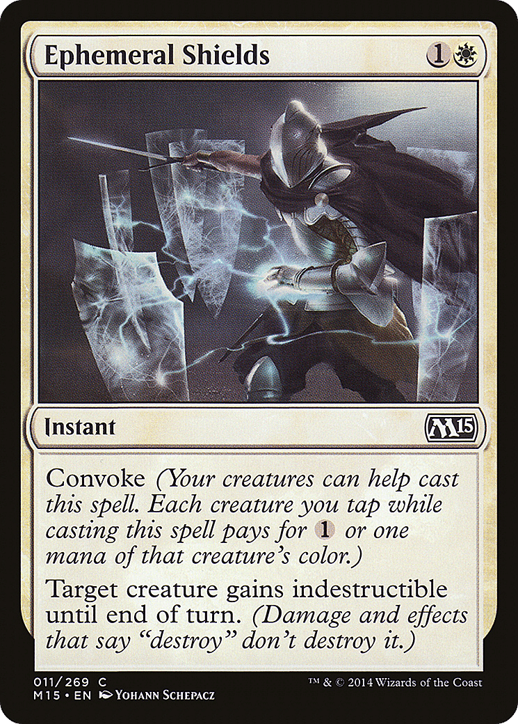 Ephemeral Shields — Magic 2015 — Magic: The Gathering