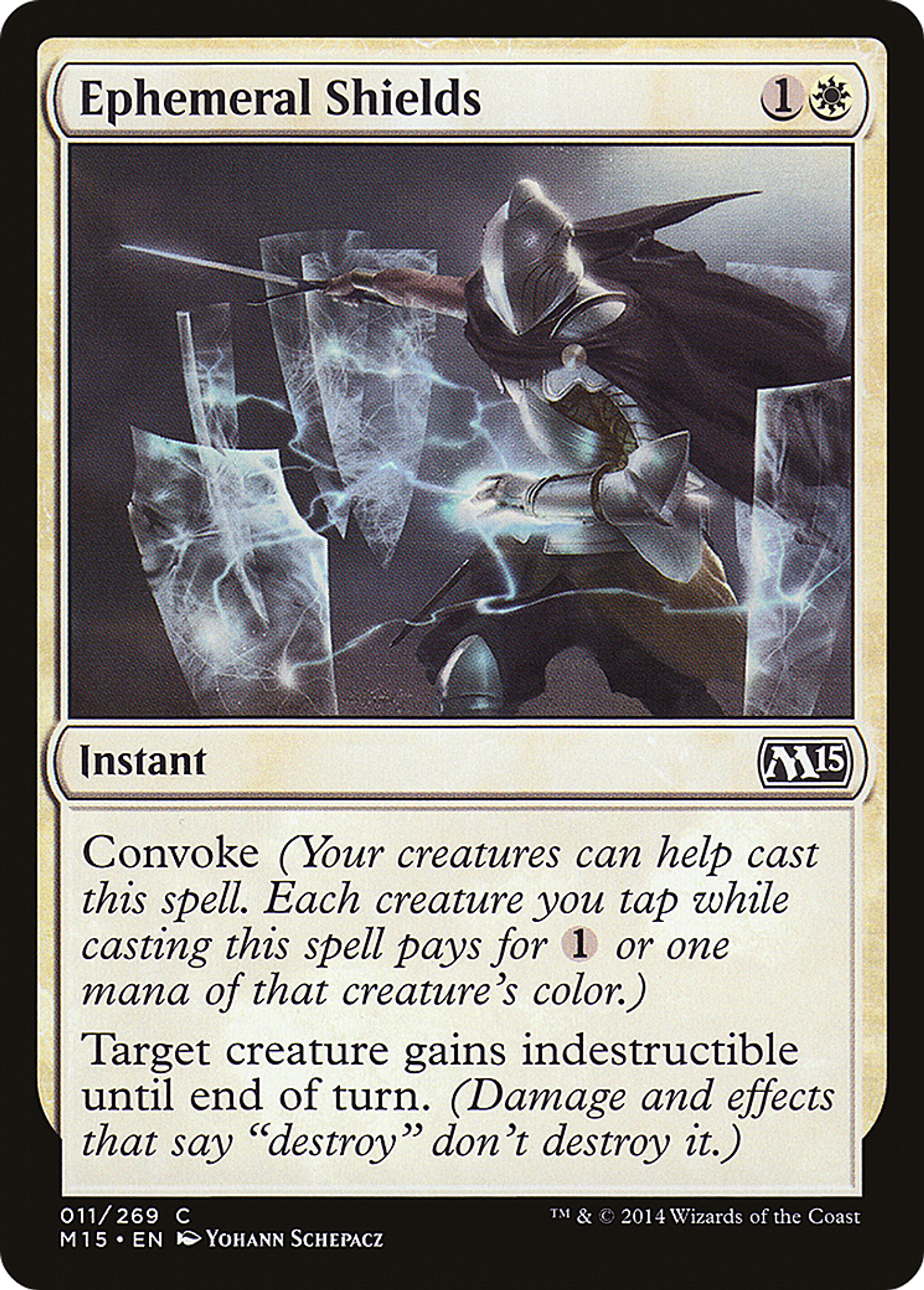 Ephemeral Shields — Magic 2015 — Magic: The Gathering