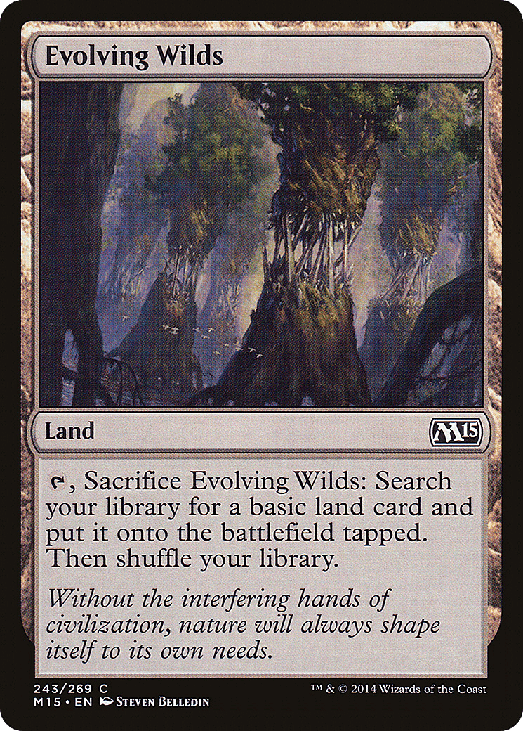 Evolving Wilds — Magic 2015 — Magic: The Gathering