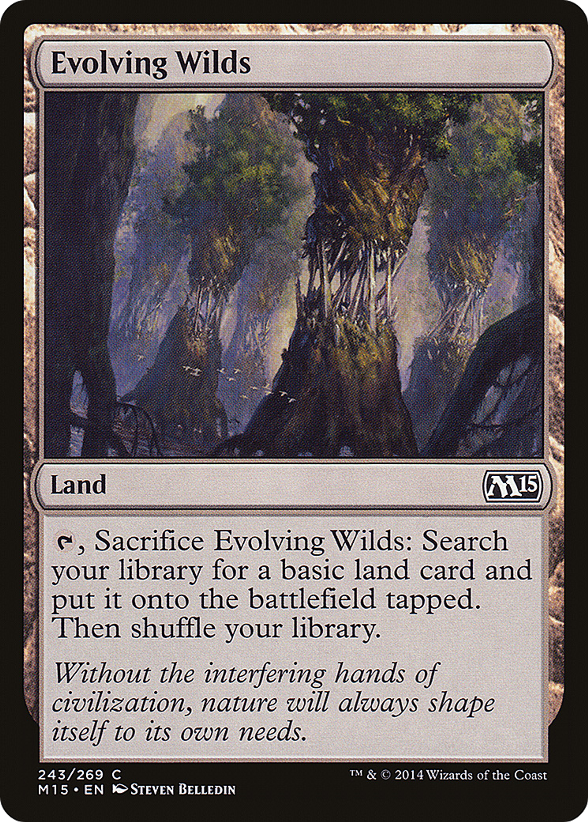 Evolving Wilds — Magic 2015 — Magic: The Gathering