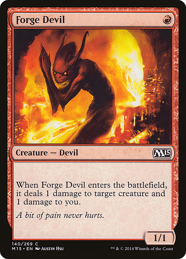 Forge Devil — Magic 2015 — Magic: The Gathering