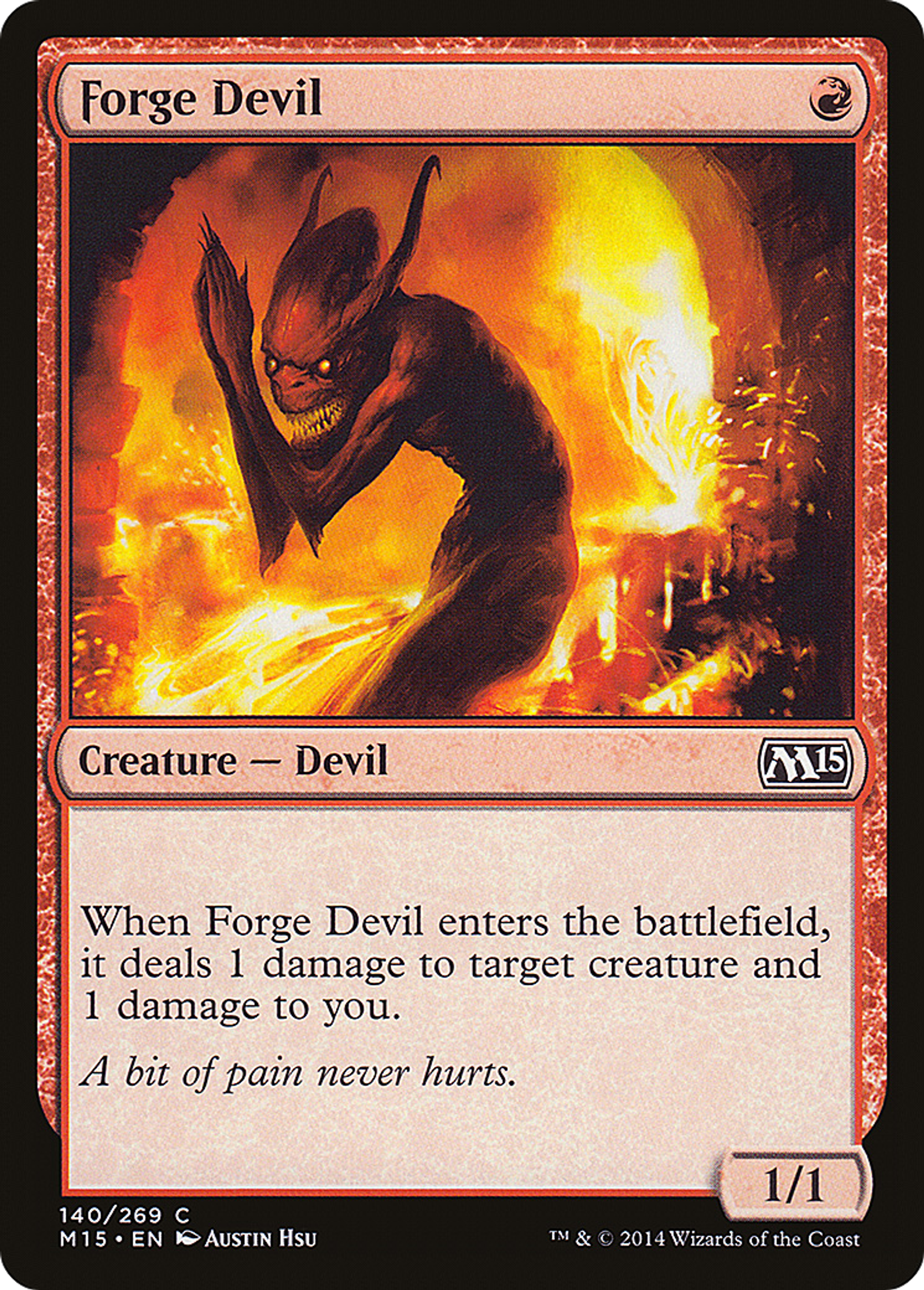 Forge Devil — Magic 2015 — Magic: The Gathering
