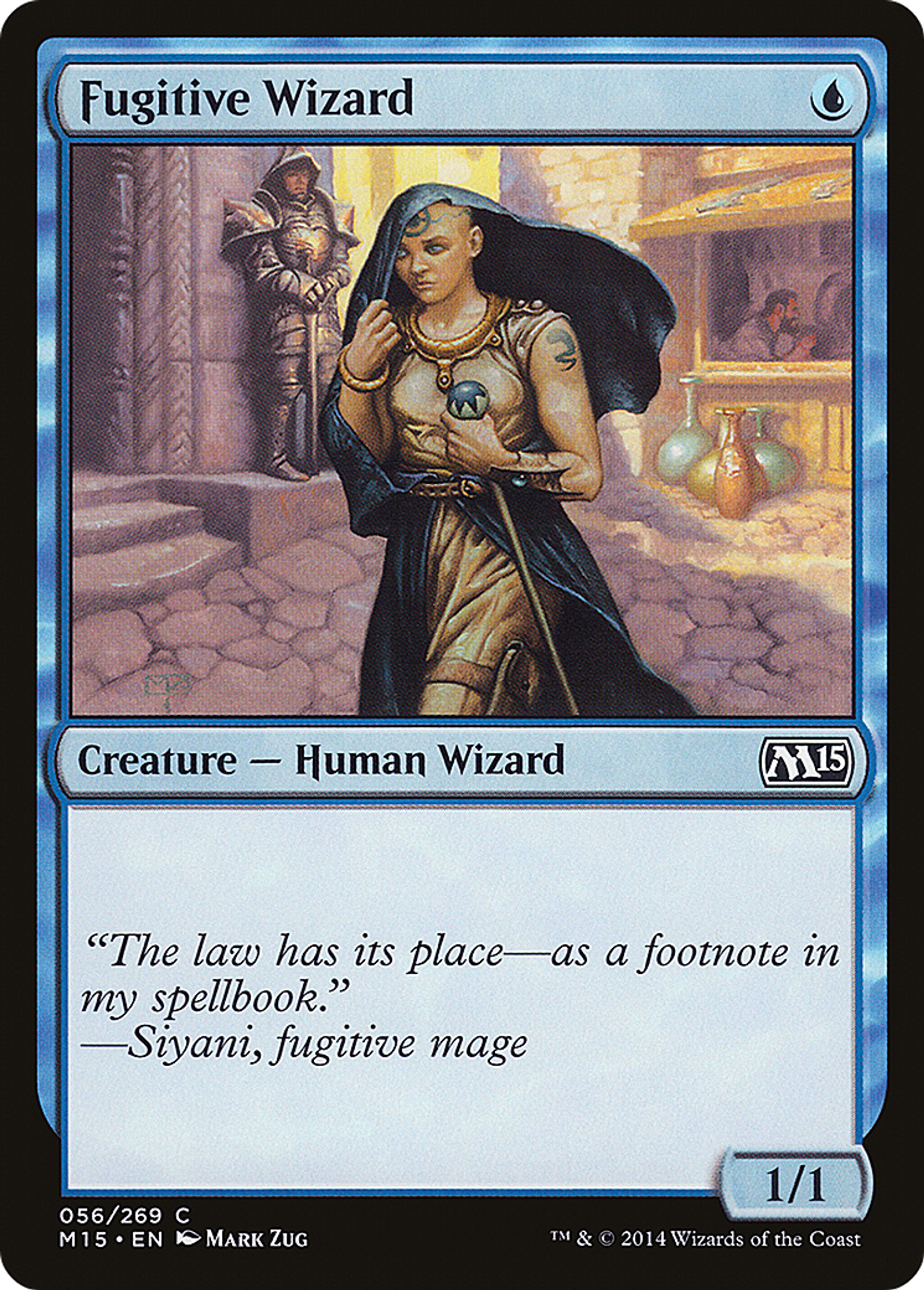 Fugitive Wizard — Magic 2015 — Magic: The Gathering