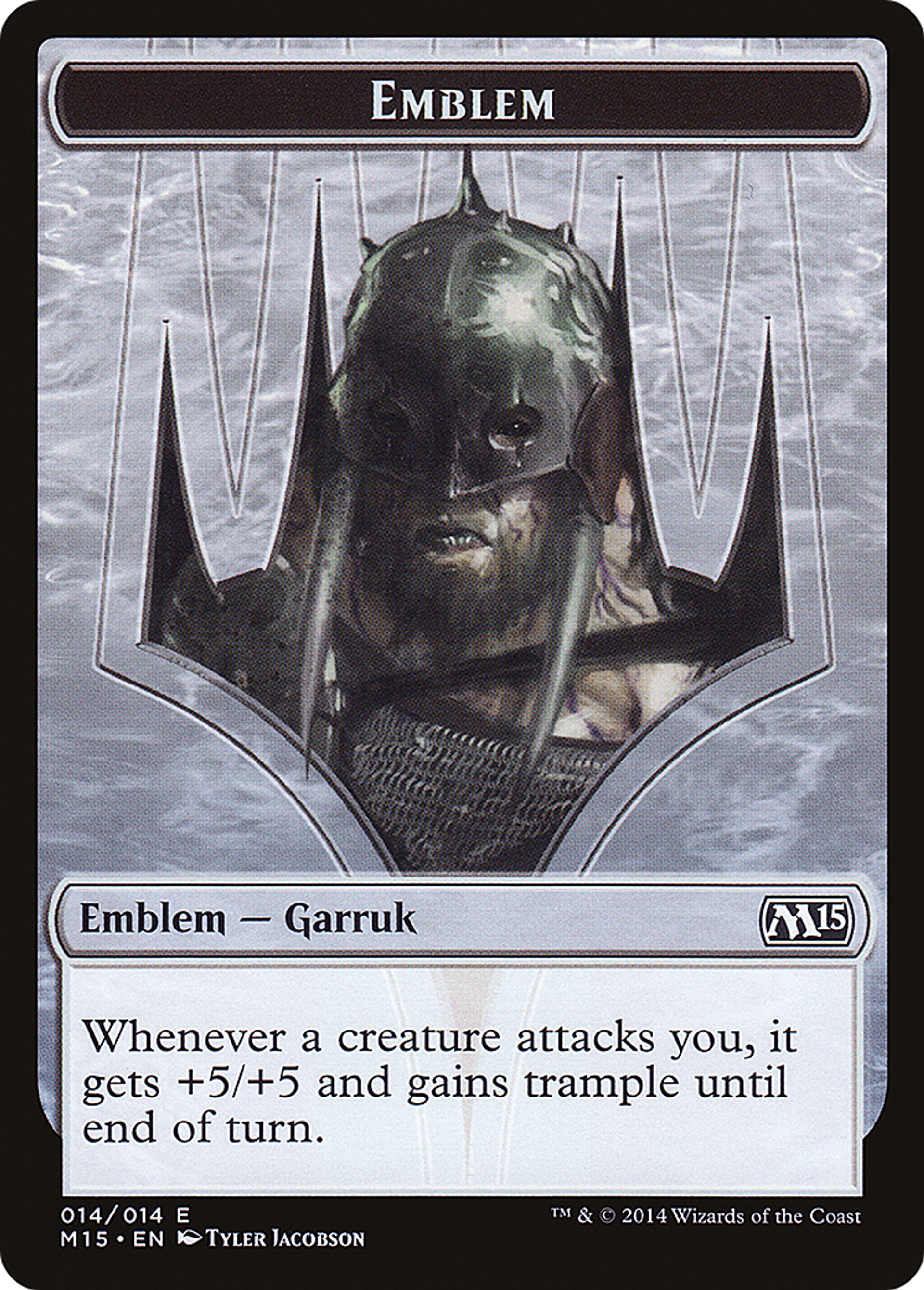 Garruk, Apex Predator Emblem — Magic 2015 — Magic: The Gathering