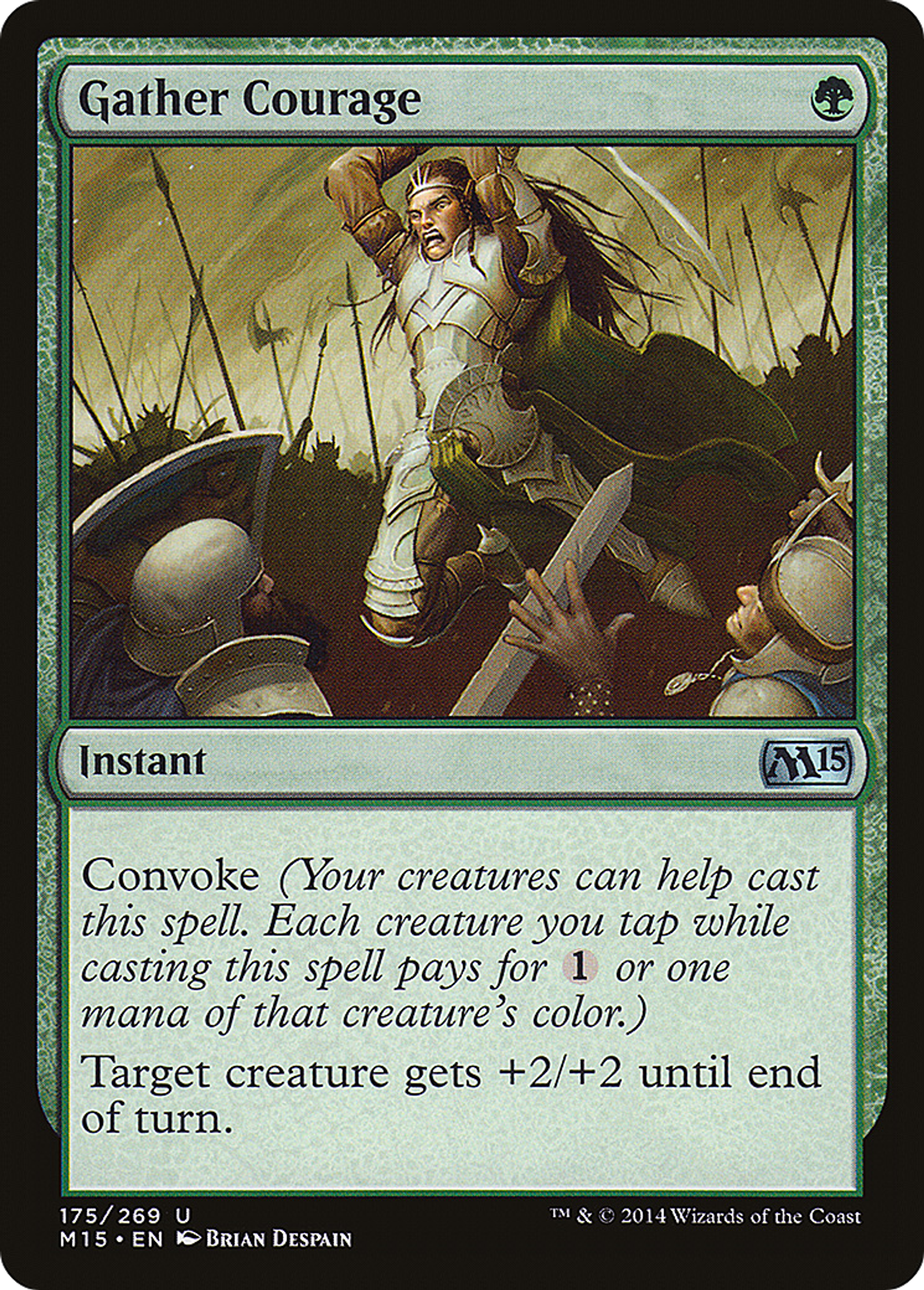 Gather Courage — Magic 2015 — Magic: The Gathering