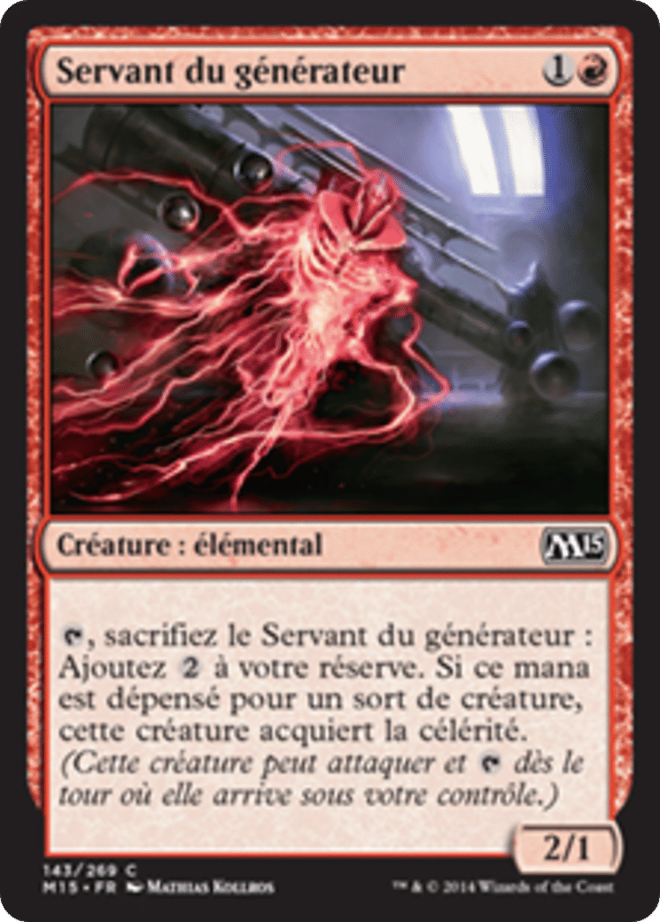 Servant du générateur — Magic 2015 — Magic: The Gathering
