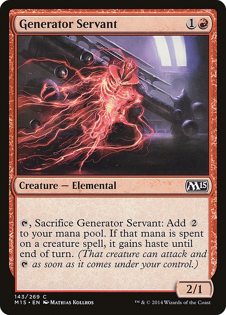 Generator Servant — Magic 2015 — Magic: The Gathering