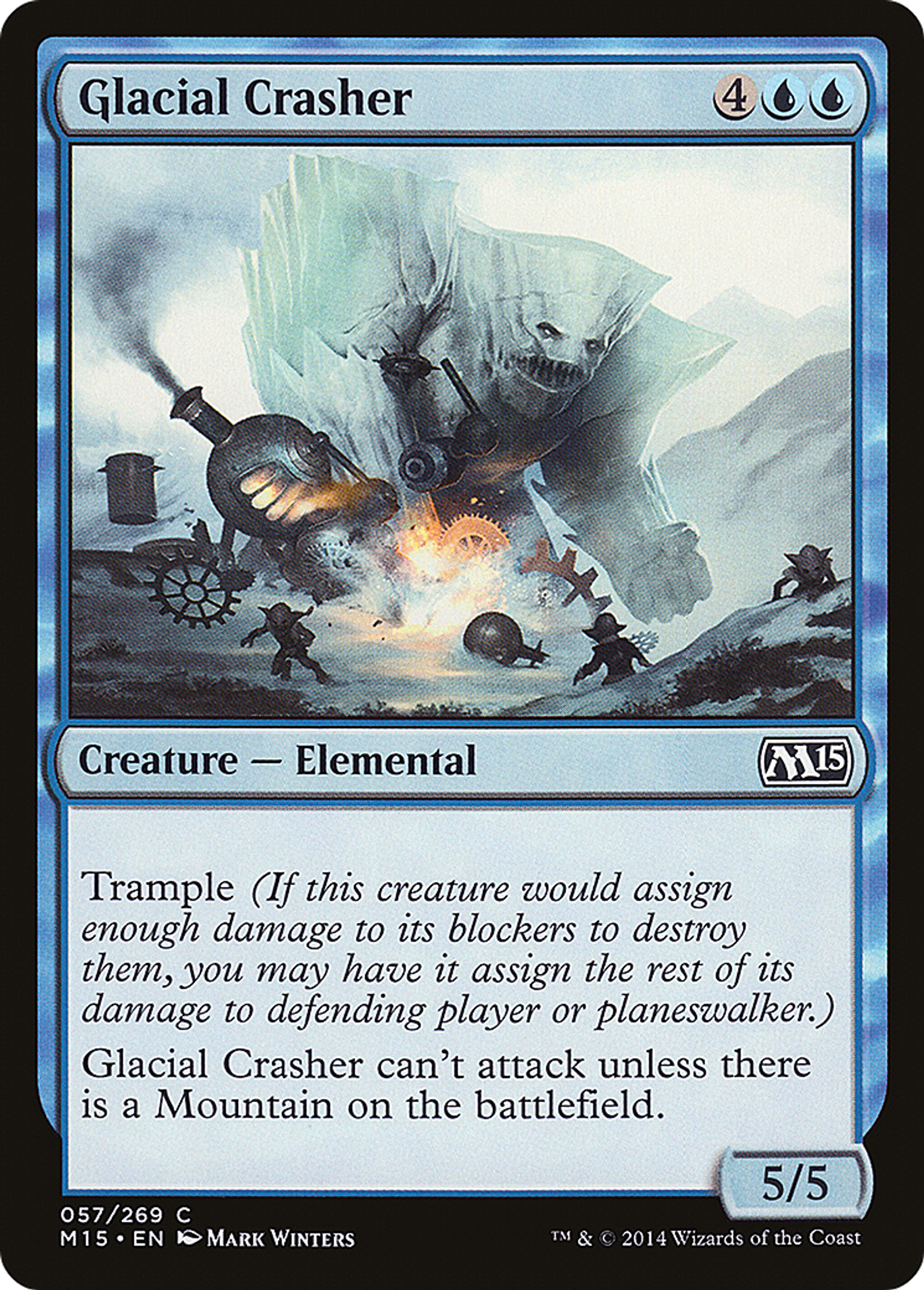 Glacial Crasher — Magic 2015 — Magic: The Gathering