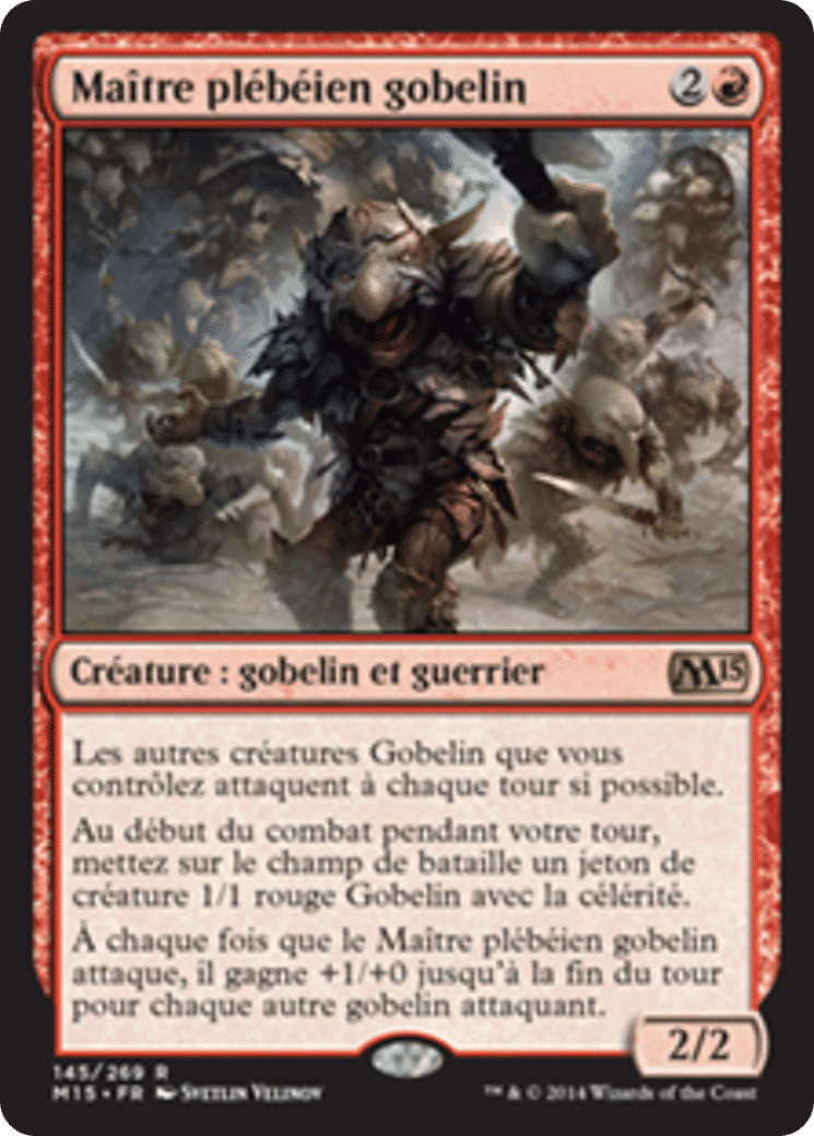 Maître plébéien gobelin — Magic 2015 — Magic: The Gathering