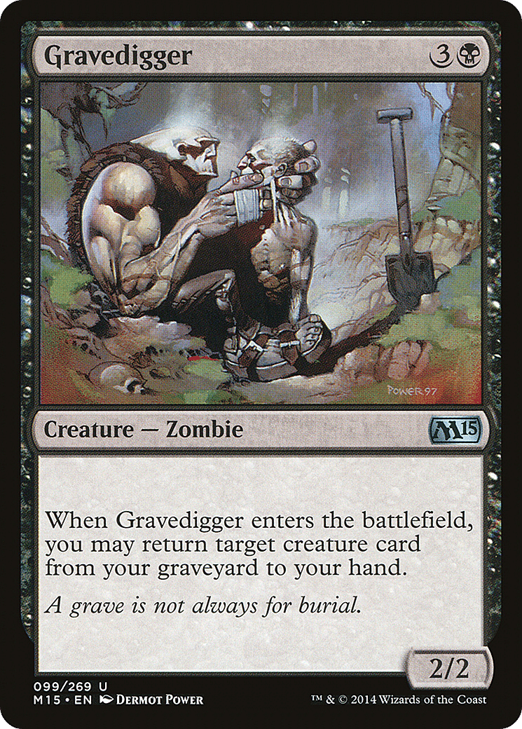 Gravedigger — Magic 2015 — Magic: The Gathering
