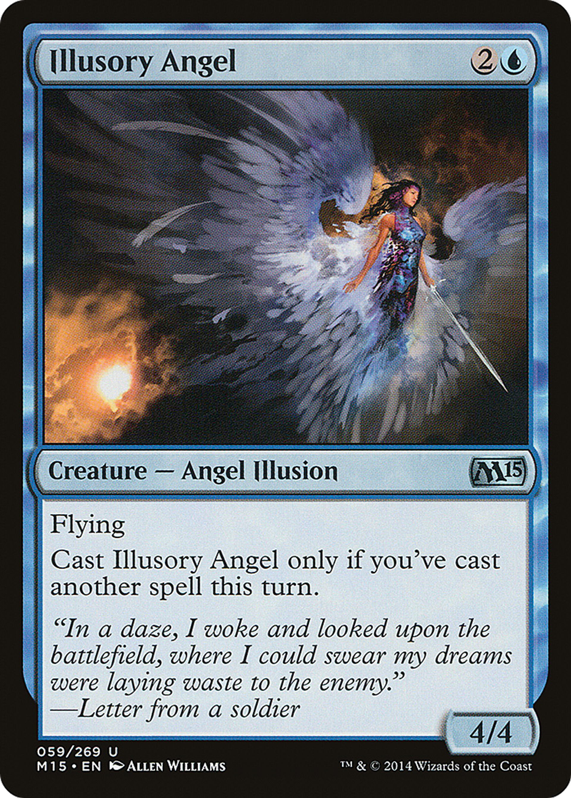 Illusory Angel — Magic 2015 — Magic: The Gathering