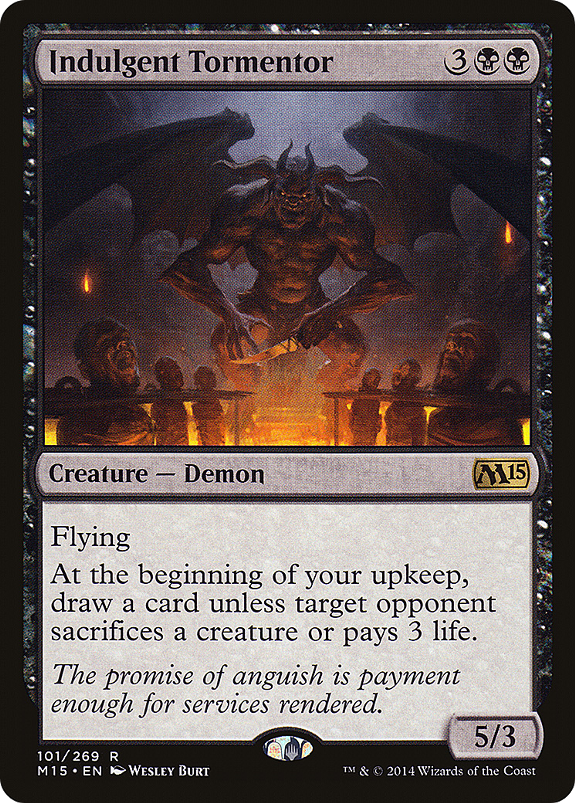 Indulgent Tormentor — Magic 2015 — Magic: The Gathering