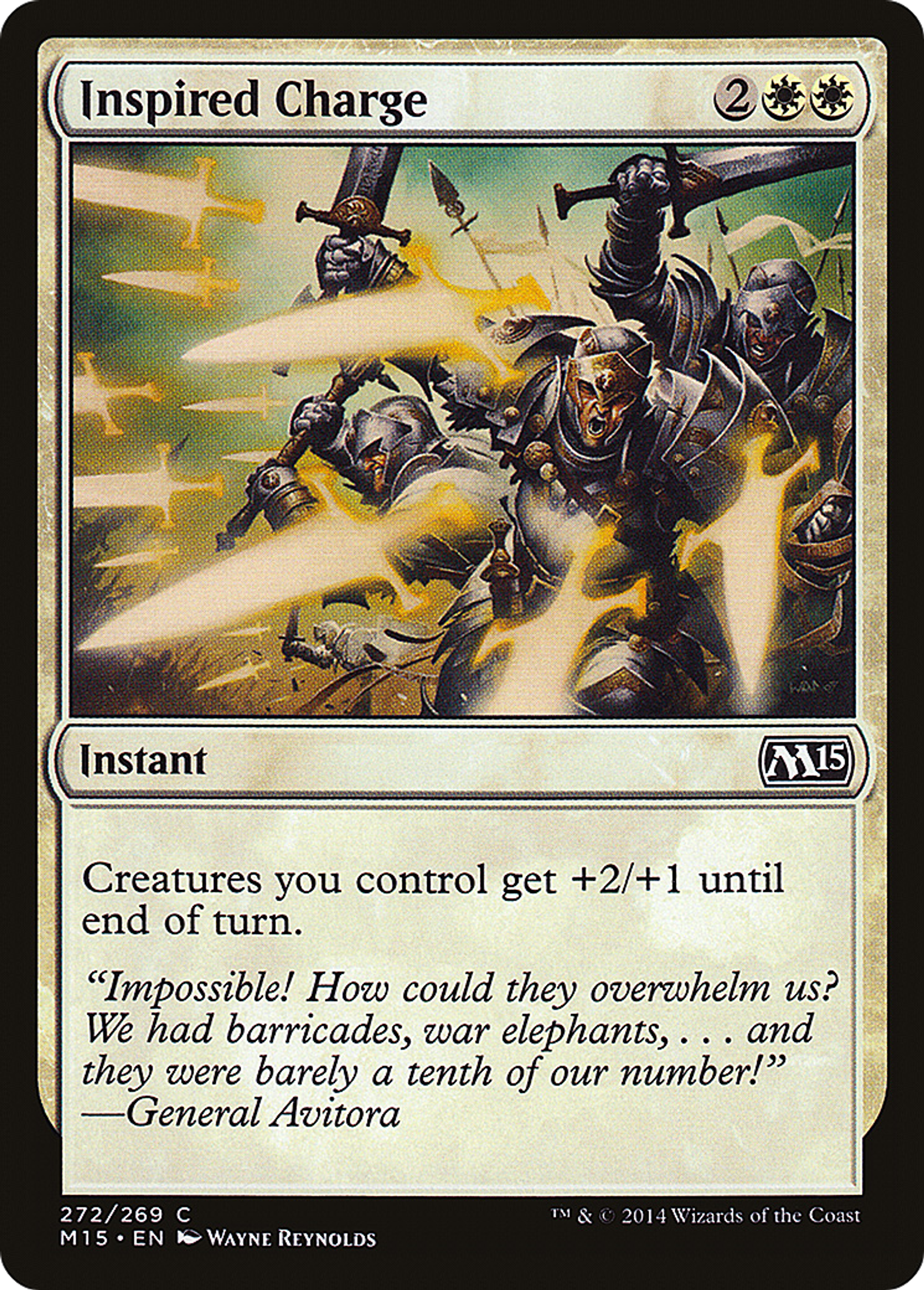 Inspired Charge — Magic 2015 — Magic: The Gathering