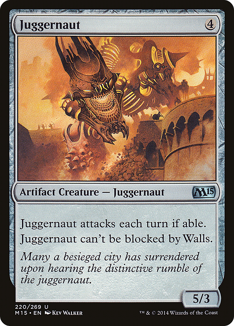 Juggernaut — Magic 2015 — Magic: The Gathering