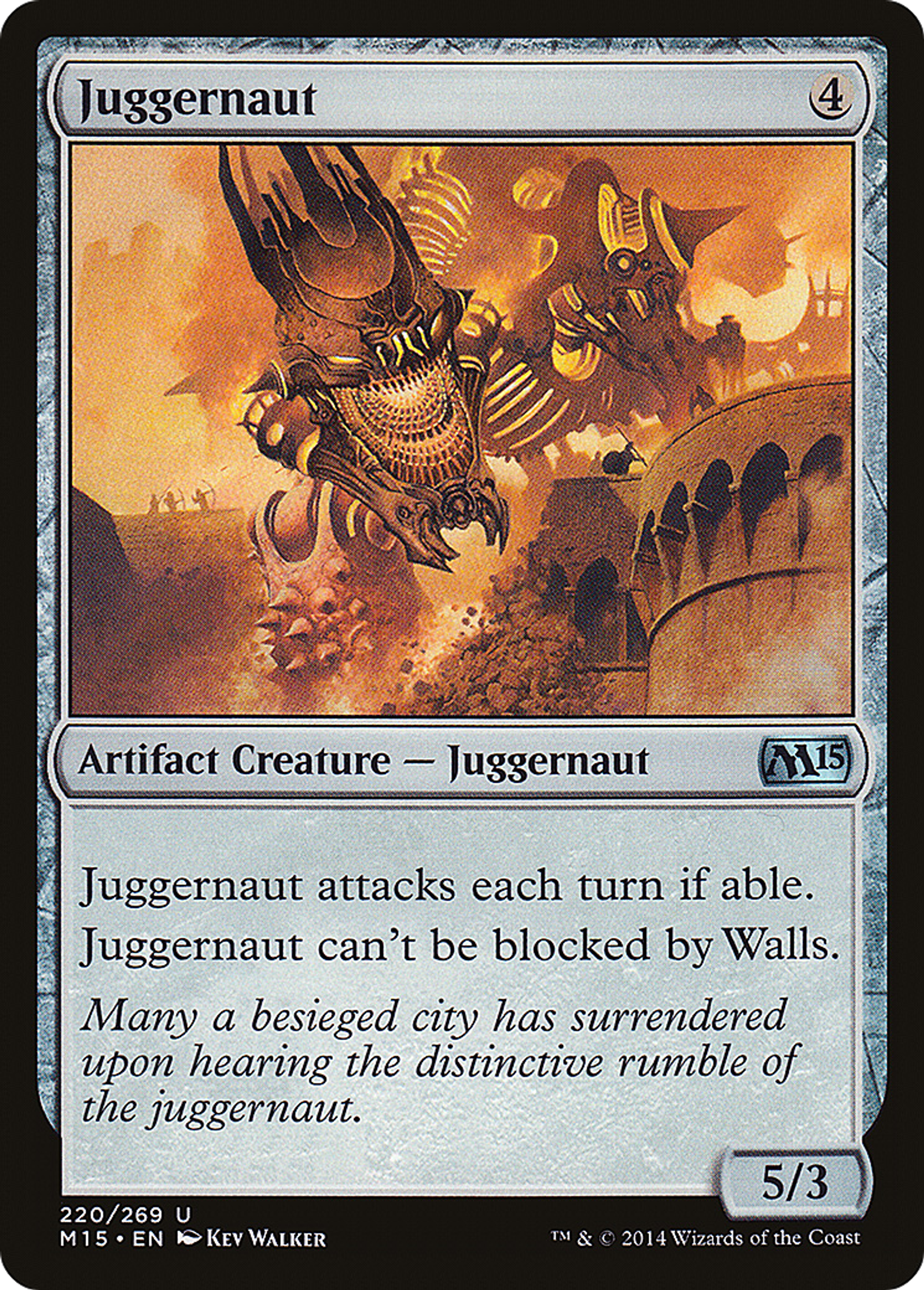 Juggernaut — Magic 2015 — Magic: The Gathering