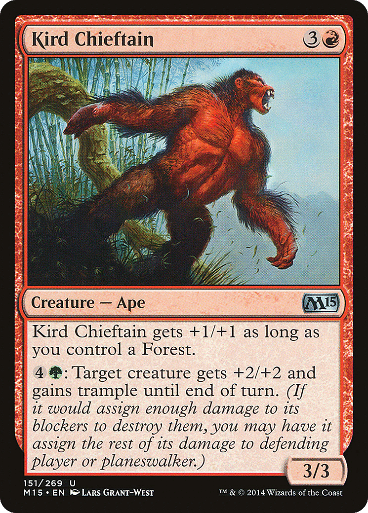 Kird Chieftain — Magic 2015 — Magic: The Gathering